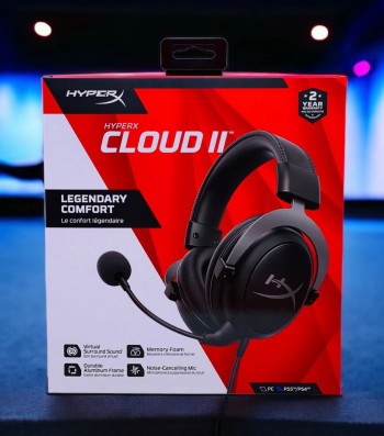 Casque gamer HYPERX Cloud II rouge