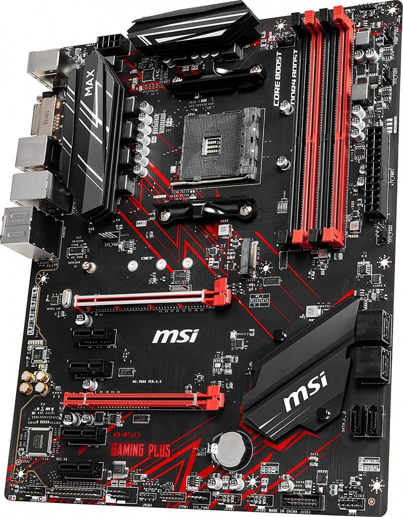MOTHERBOARD AMD B450 MSI GAMING PLUS MAX - Max Frame